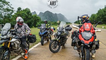 enjoying Adrenaline rush trail's bike ride on Ho Chi Minh Trail